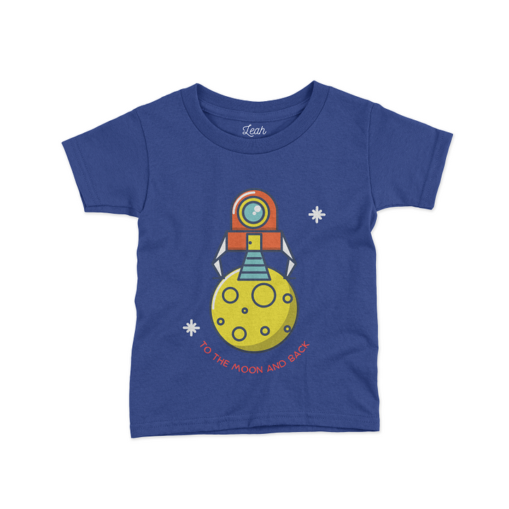 Boys To the Moon and Back Graphic Tee