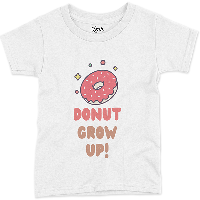Boys Donut Grow Up Graphic Tee