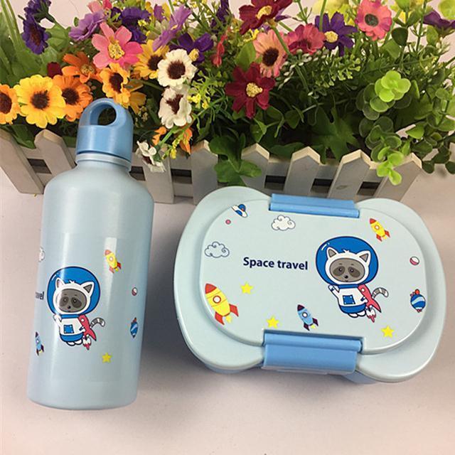 Space Travel Lunch Box and Bottle Set - Leah