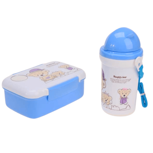 Naughty Bear Lunch Box and Bottle Set - Leah