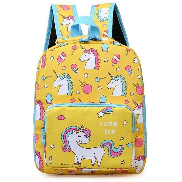 Flying Unicorn Backpack - Yellow - Leah