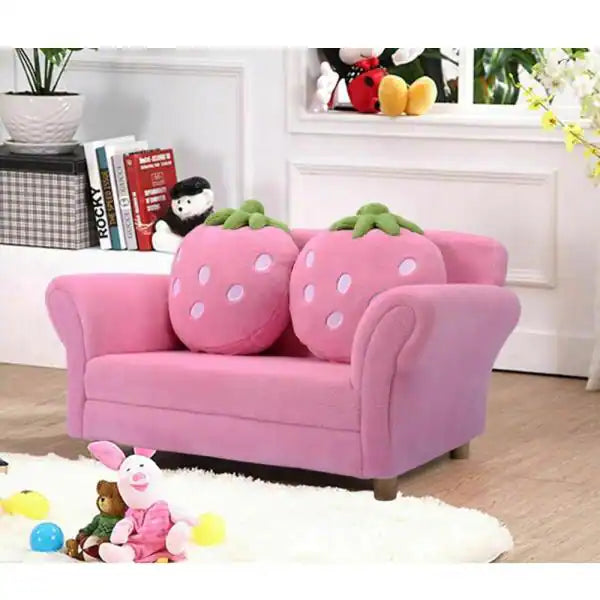 Pink Strawberry Sofa 2 Seater Leah