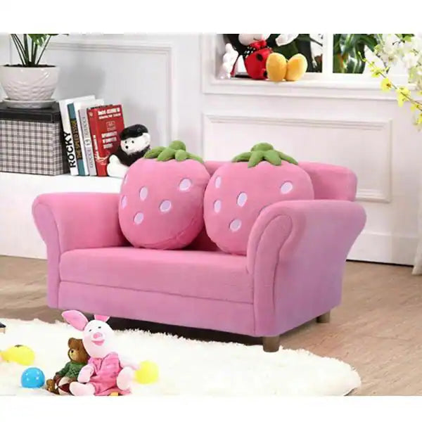 Pink Strawberry Sofa - 2 Seater - Leah