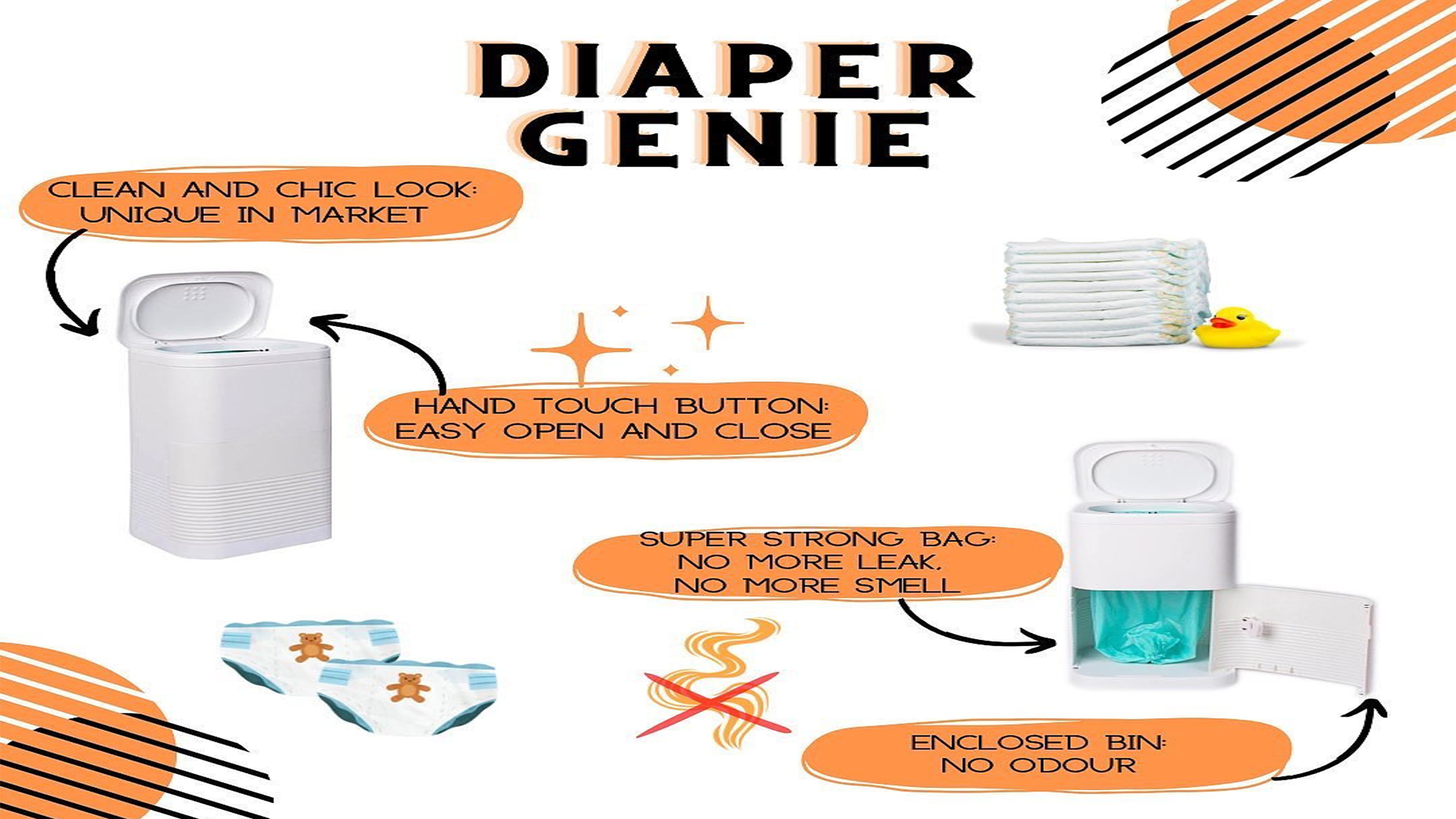 Everyday Essential Diaper Genie ‘First of Pakistan’ Leah