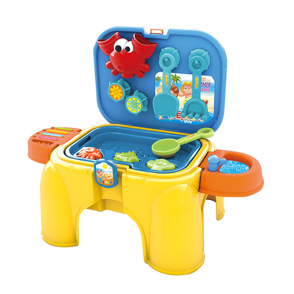 Compact Sand and Water Table with Accessories 16-piece