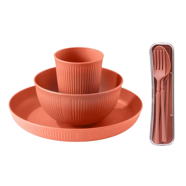 Wheat straw Kids Tableware Set