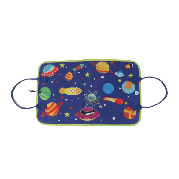 Blue Space Kids Busy Board