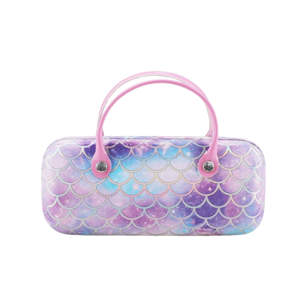 CLAMSHELLS PURPLE SUNGLASSES CASE
