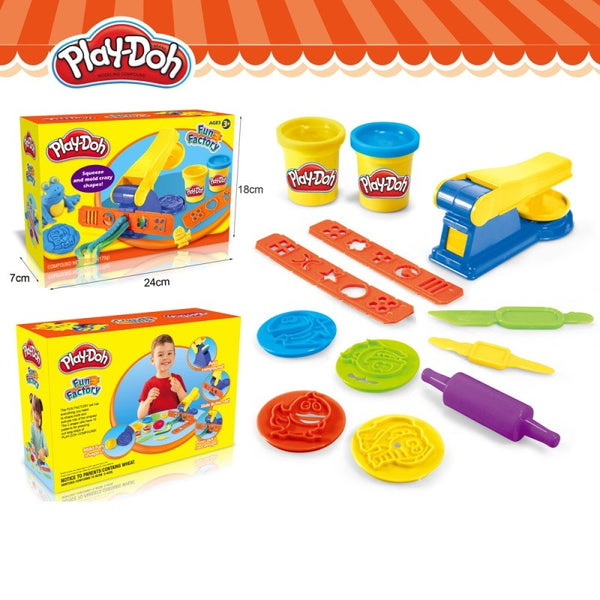 Play-Doh | Fun Factory Multicolor Set | 12 Pcs