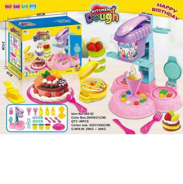 Kitchen Dough | Ice Cream Machine Set | 21 Pcs