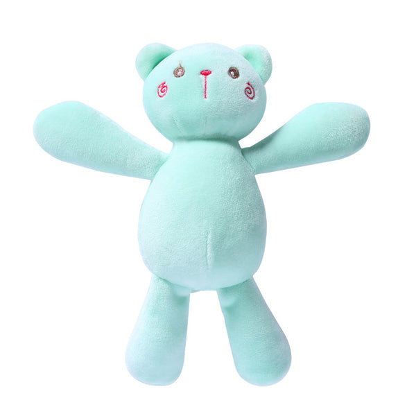 Teal Rabbit Bell Toy