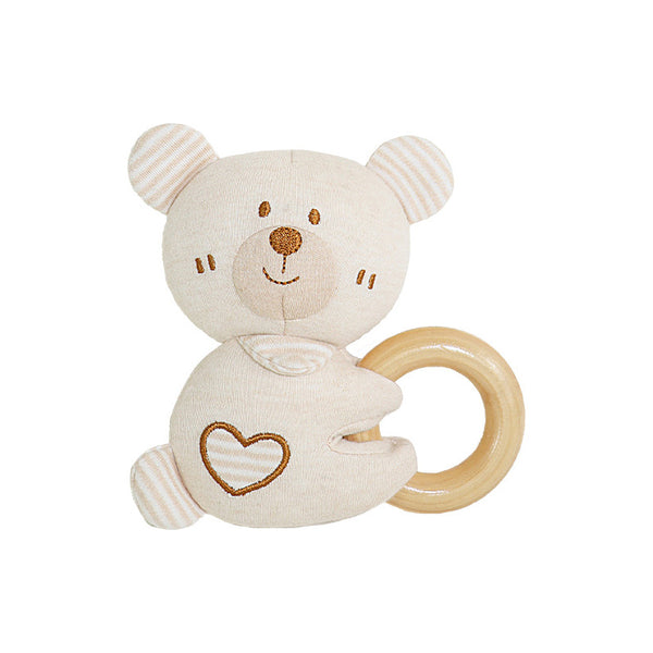 Organic Cotton Rattle - Bear