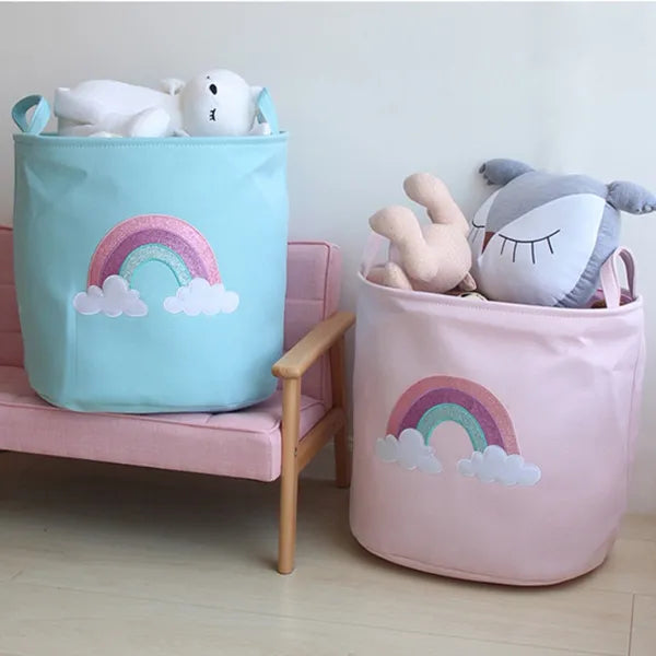 Rainbow Storage Basket - Pink