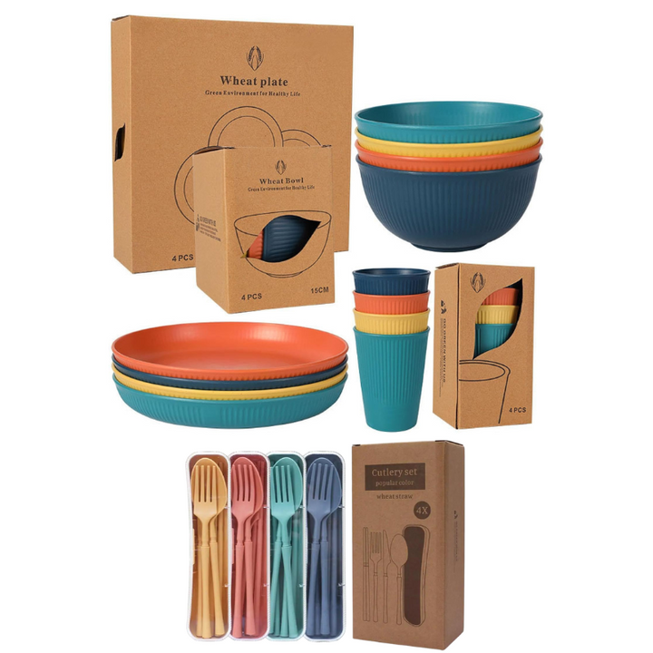 Wheat straw Kids Tableware Set