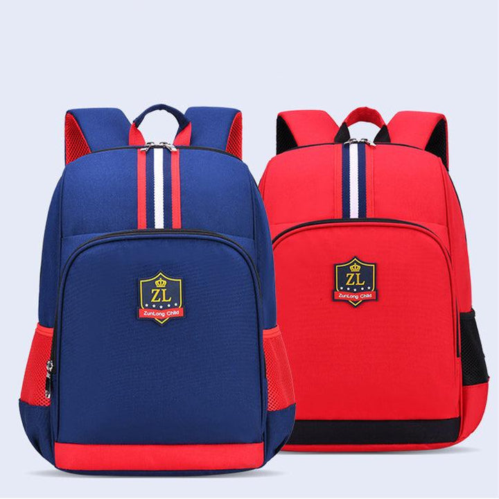 Inverted Stripes Backpack - Blue - Leah