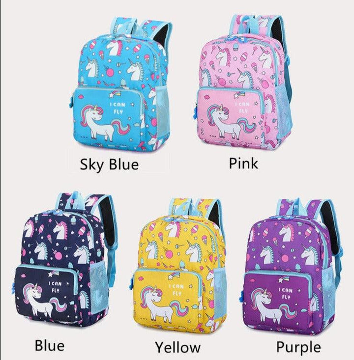 Flying Unicorn Backpack - Blue - Leah