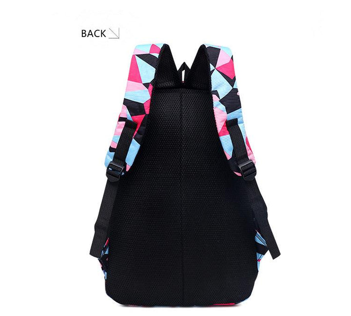 Abstract Backpack - Purple - Leah