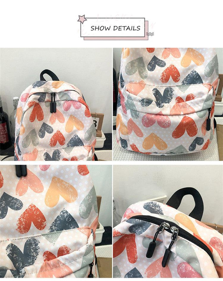 Canvas Backpack - Abstract - Leah