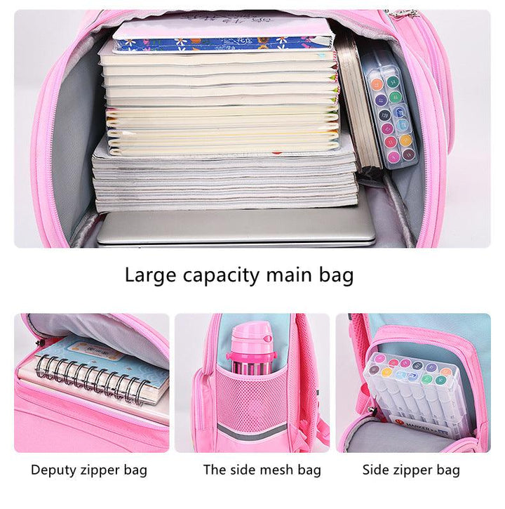 Reflective Backpack - Pink - Leah
