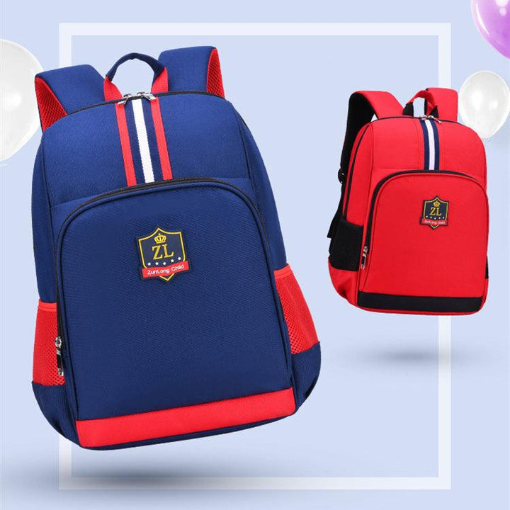 Inverted Stripes Backpack - Blue - Leah