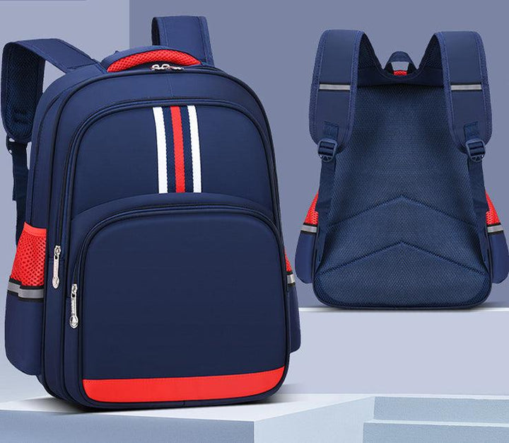 Stripes Backpack - Navy - Leah