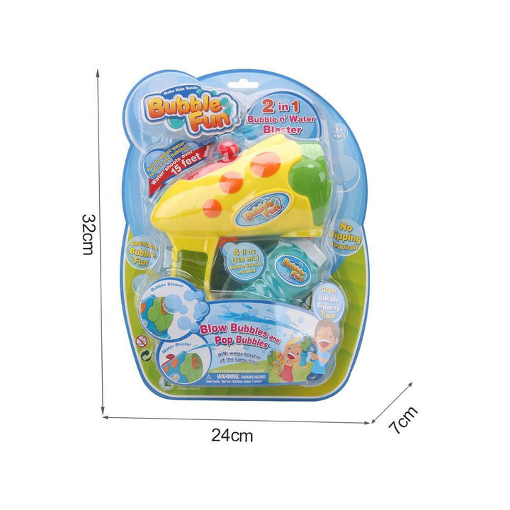 2 in 1 Water Squirting Bubble Gun - Leah