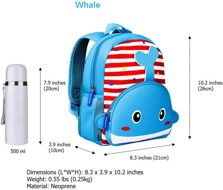 Whale Backpack - Leah