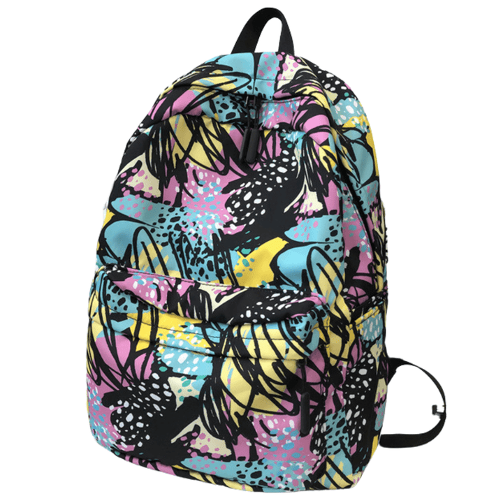 Canvas Backpack - Hearts - Leah