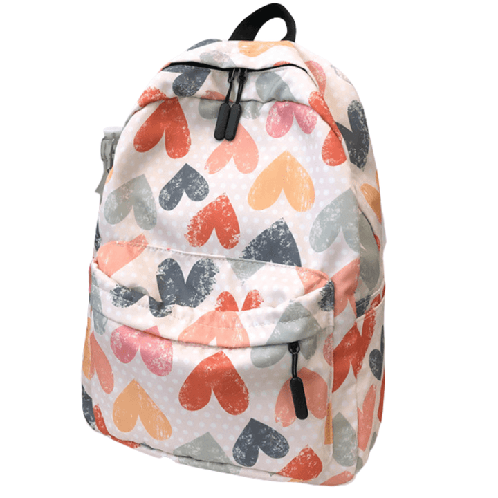 Canvas Backpack - Abstract - Leah