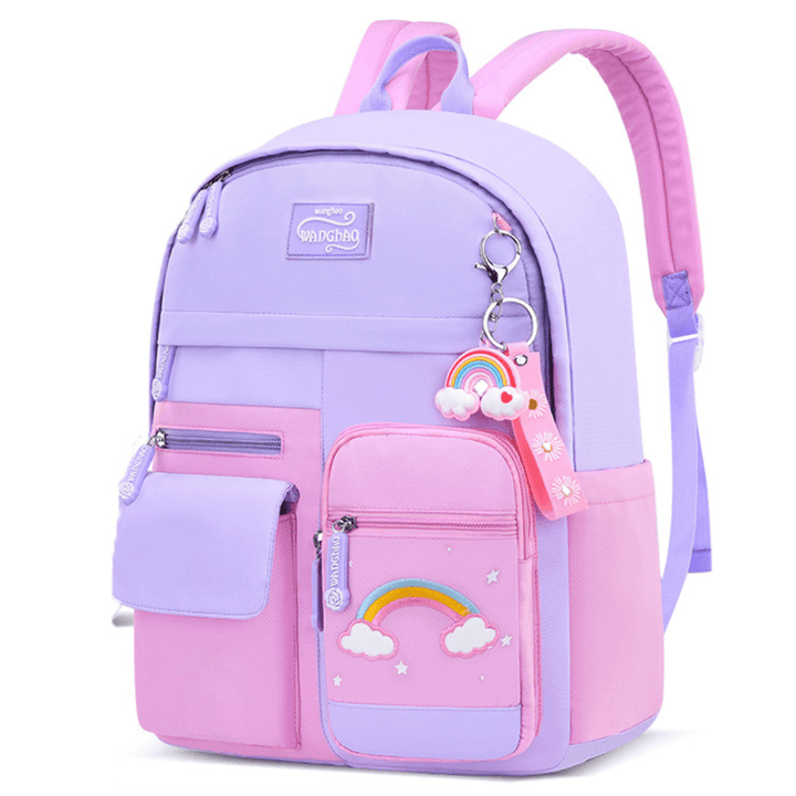 Dreamy Clouds Backpack - Purple - Leah