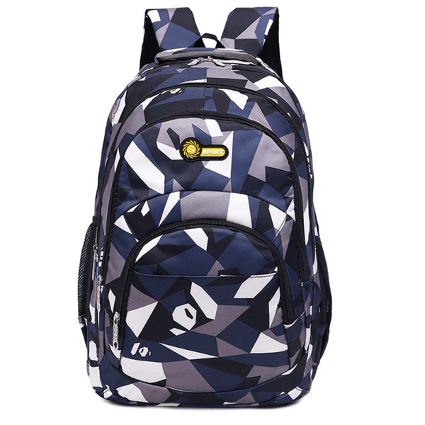 Abstract Backpack - Navy - Leah