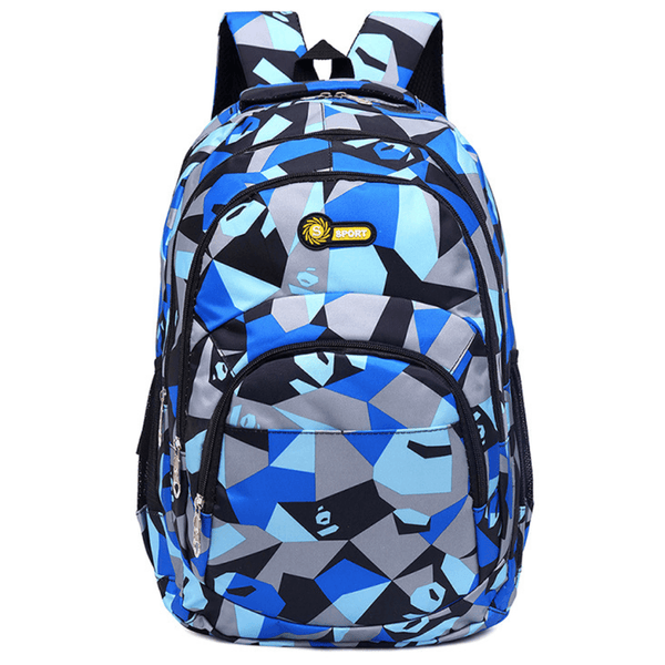 Abstract Backpack - Royal Blue - Leah