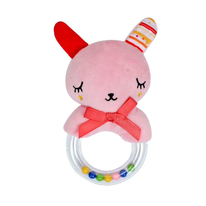 Plastic Ring Rattle - Red Rabbit – Leah