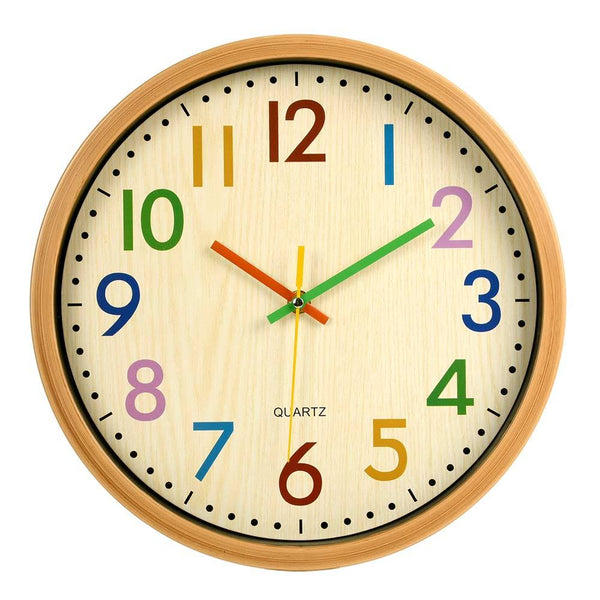 Colorful Numeric Wall Clock