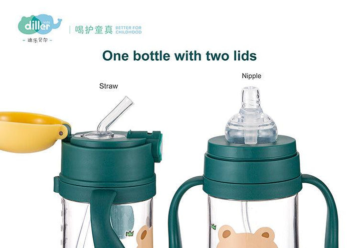 Cute Animal Water Bottle - 240 ML - Leah