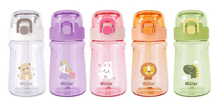 Cute Animal Water Bottle - 550 ML - Leah