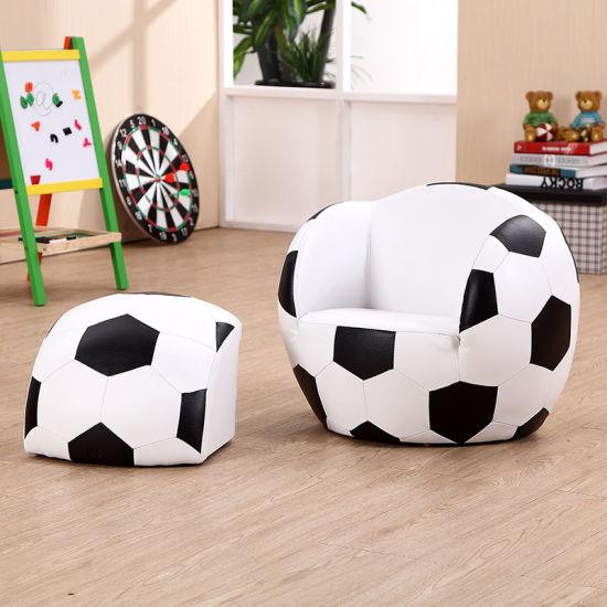 Soccer Ball Sofa with Ottoman