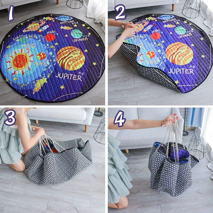 Planets Play Mat | Toys Organizer Bag - Leah