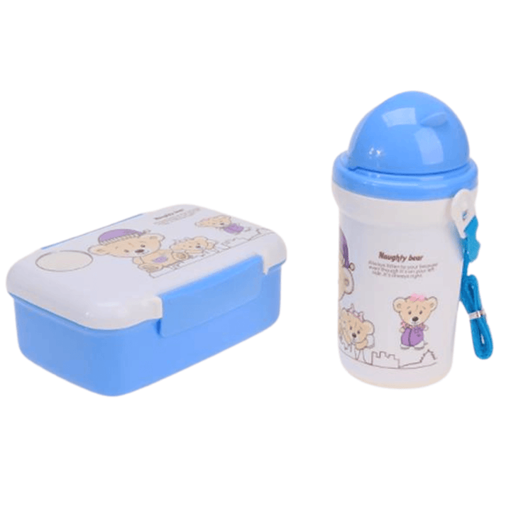 Naughty Bear Lunch Box and Bottle Set - Leah