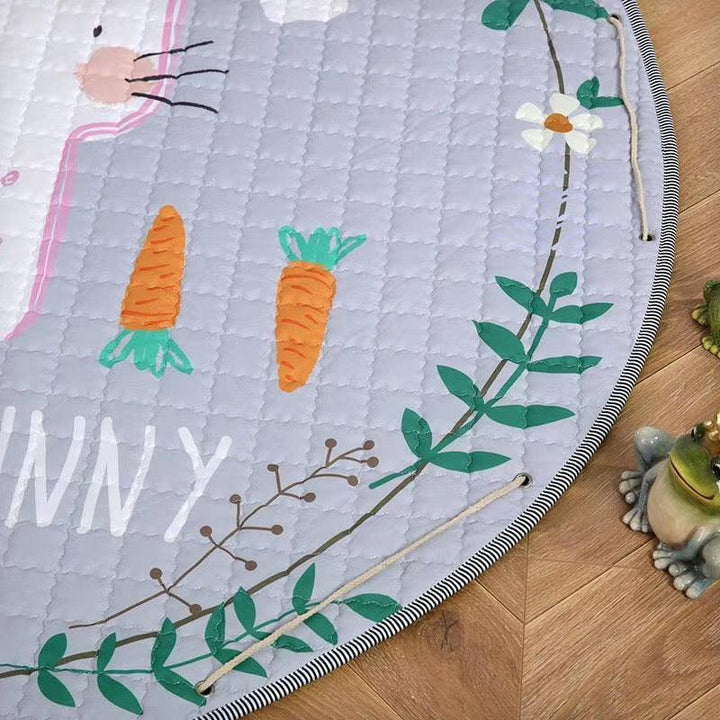 Carrot Bunny Play Mat | Toys Organizer Bag - Leah