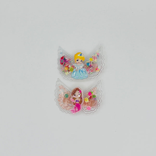 Princess Hair Clips - Leah