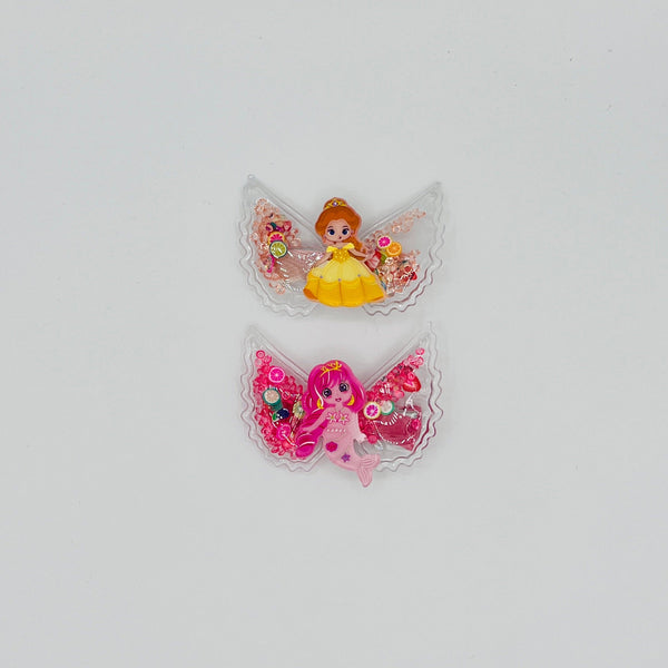 Princess Hair Clips - Leah