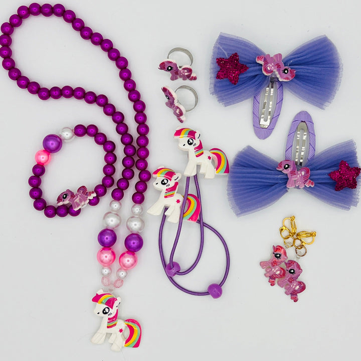 Purple Jewelry Set - Leah