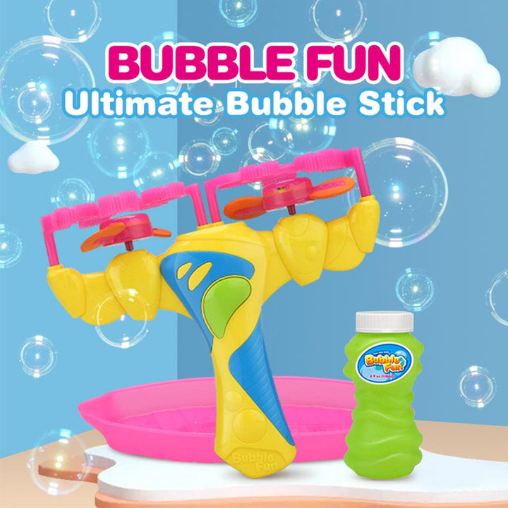 Lights Up Twins Bubble Stick - Leah