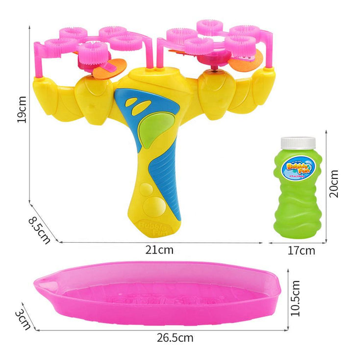 Lights Up Twins Bubble Stick - Leah