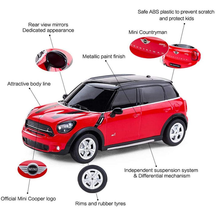 Mini Cooper S Countryman Rc Car 1:14 Scale - Leah