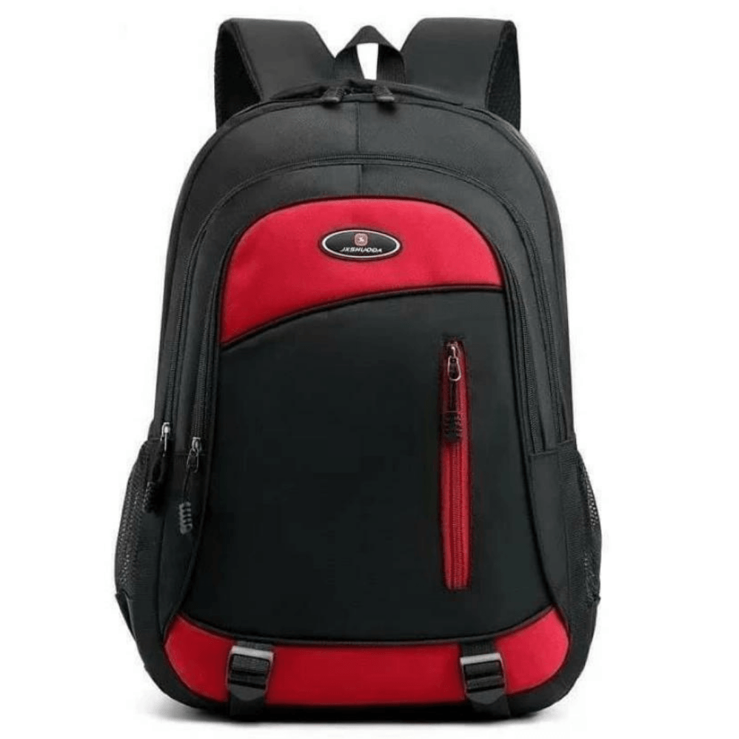 Minimalist Backpack - Red Black – Leah