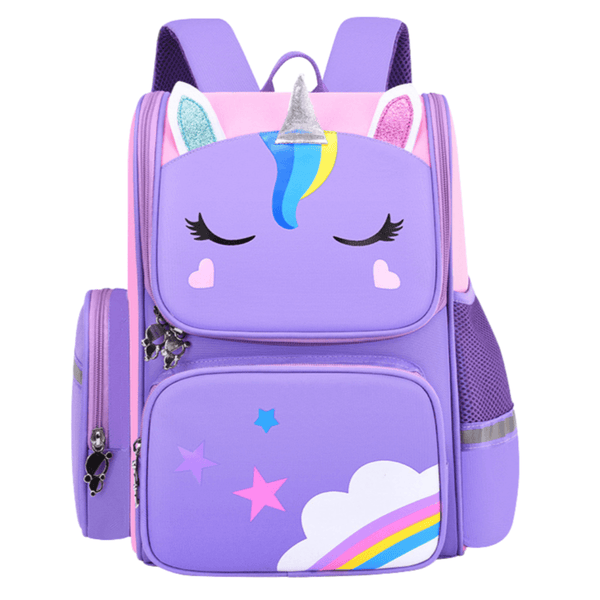 Unicorn Backpack - Purple - Leah