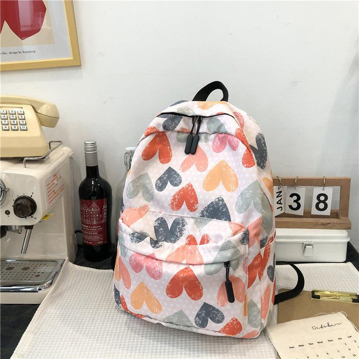 Canvas Backpack - Abstract - Leah