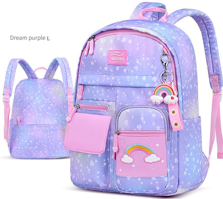 Snowy Clouds Backpack - Blue - Leah